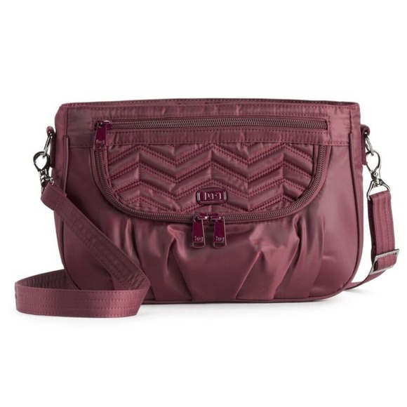 Lug Handbags - Lug Mambo RFID-Blocking Crossbody Bag in Wine